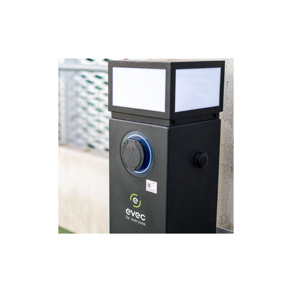 EVEC PEDESTAL: SOCKET | 22kW | 3-PHASE