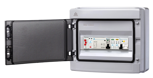 WCED PME LOSS UNIT: 12 MOD | C40 RCBO | SPD | PME+LOAD BALANCE | IP65