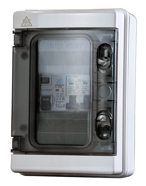 WCED 4 MODULE ENCLOSURE: MAIN SWITCH | SURGE PROTECTION | IP65