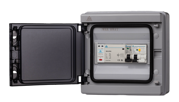 WCED PME LOSS UNIT: 8 MOD | C40 RCBO | PME | IP65