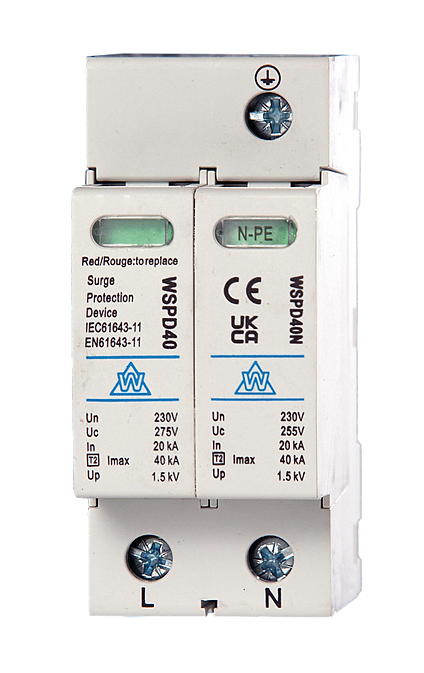 WCED 2 POLE SURGE ARRESTOR